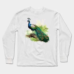 Peafowl Long Sleeve T-Shirt